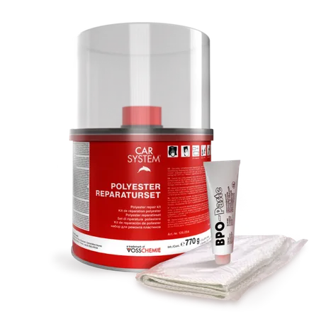 Набор для ремонта пластиков POLYESTER REPAIR SET, коричневый (0.8кг)