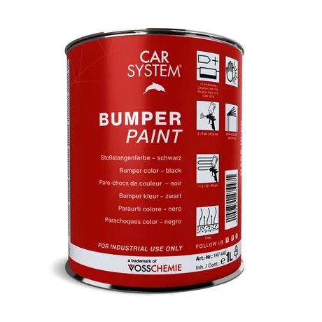 Краска структурная BUMPER PAINT (1.0л), черная