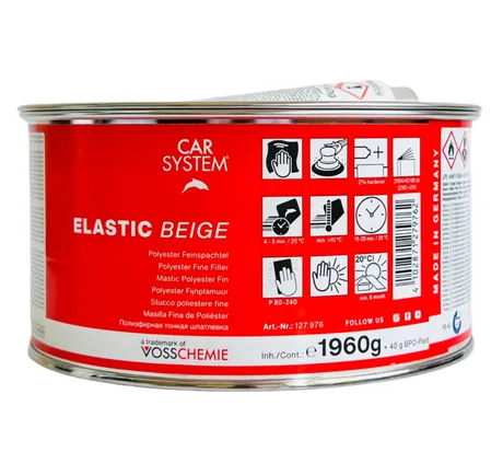 Шпатлевка 2К Полиэфирная Доводочная Elastic