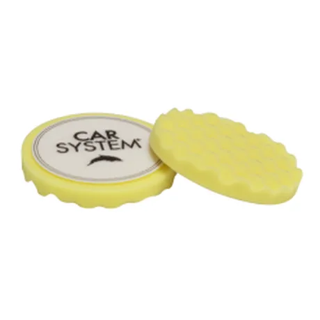 Полировальник ср. жесткости рельефный POLISH WAFFLE FOAM YELLOW D145мм желтый (уп.=2шт.)