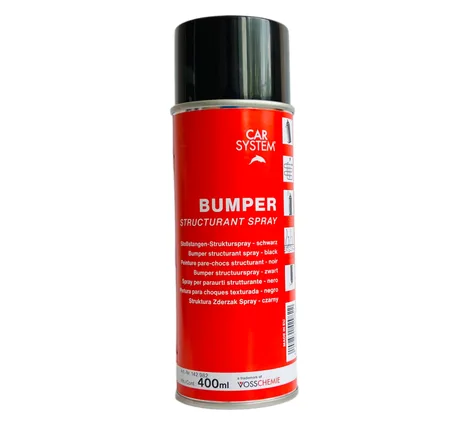 Покрытие структурное для пластика BUMPER STRUCTURANT SPRAY, черное (400мл), аэрозоль