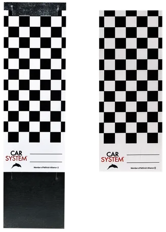 Пластина для тест-напыла с держателем COLOR MATCH CARD PAPER, картон (уп.=250шт)