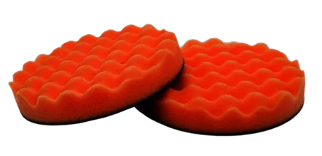Полировальник ср. жесткости рельефный FINISH WAFFLE PAD ORANGE D135мм, оранжевый (уп.=2шт.)