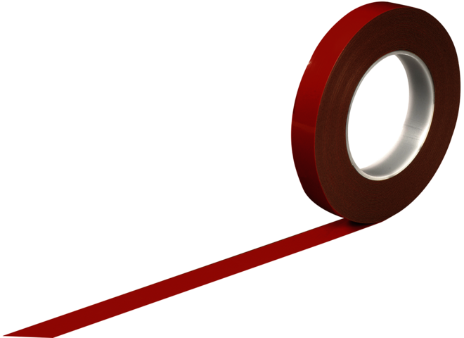 Лента двусторонняя клеющая акриловая HS-ACRYL TAPE 6мм х 10м (уп.=2шт.)