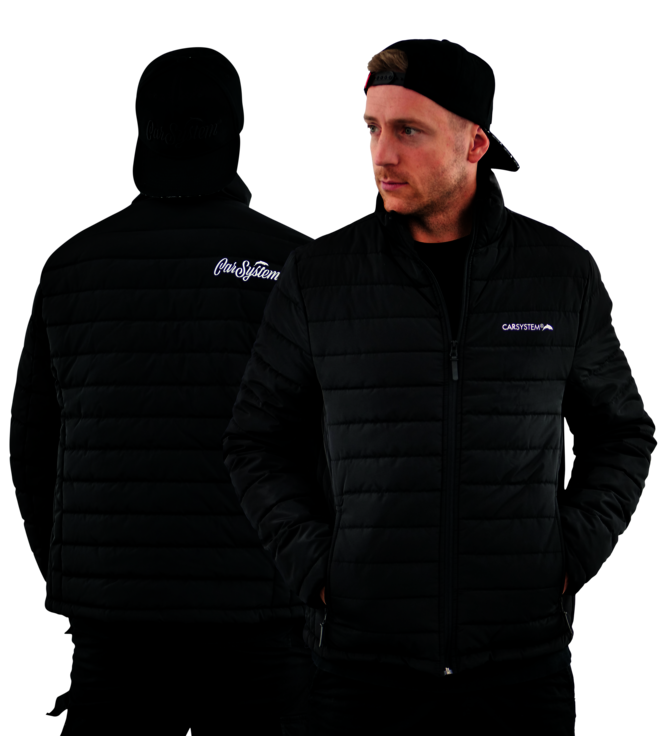 Стёганая куртка, черная XXXL