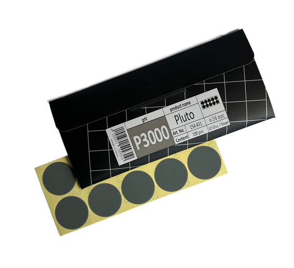 Круг шлифовальный PROFLEX PLUTO D34мм P3000, на плёнке (уп.=100шт.)