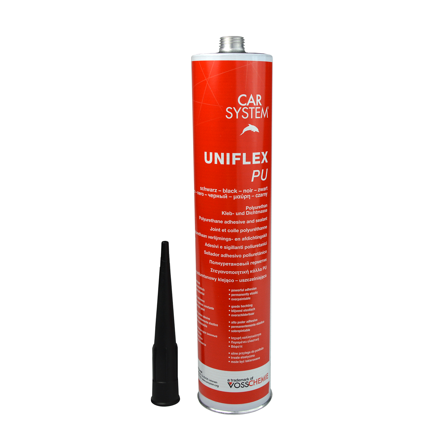 Герметик 1К полиуретановый шовный UNIFLEX PU, черный (310мл)