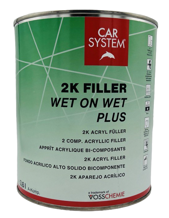 Грунт-наполнитель 2K FILLER WET ON WET PLUS (3.6л), серый